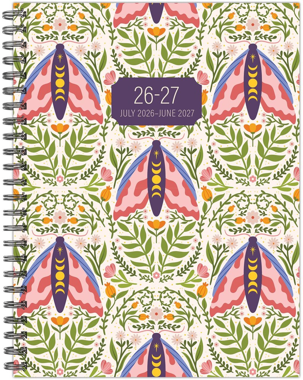 Verdant Folk Academic Year July 2026 - June 2027 6.5" x 8.5" Weekly Planner